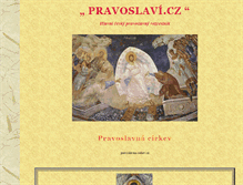 Tablet Screenshot of pravoslavi.cz